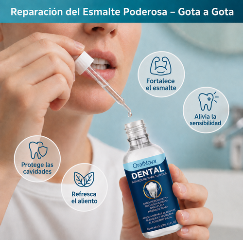 Oralnova Dental Armor™ | Gotas para fortalecer el esmalte